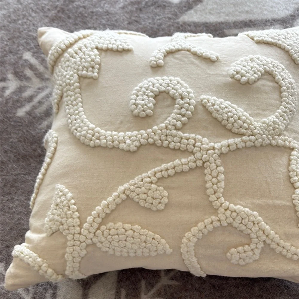 West Elm Cream Accent Pillow Cover